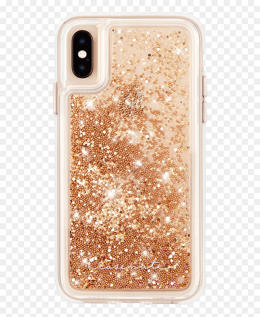 Case Mate Gold Waterfall, HD Png Download - silver sparkles png