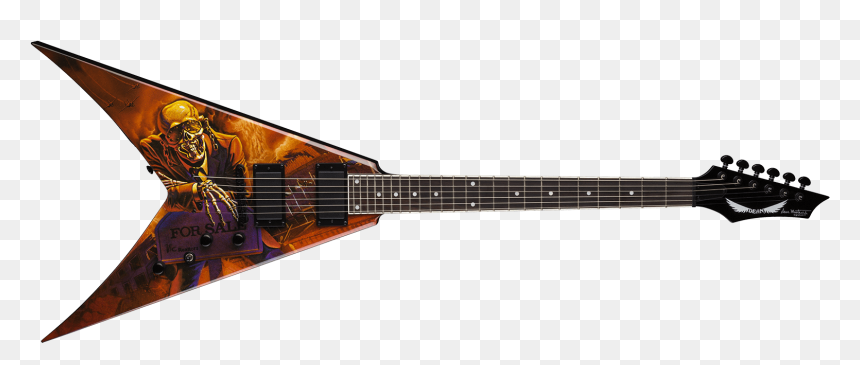 Dave Mustaine United Abominations Guitar, HD Png Download - megadeth logo png