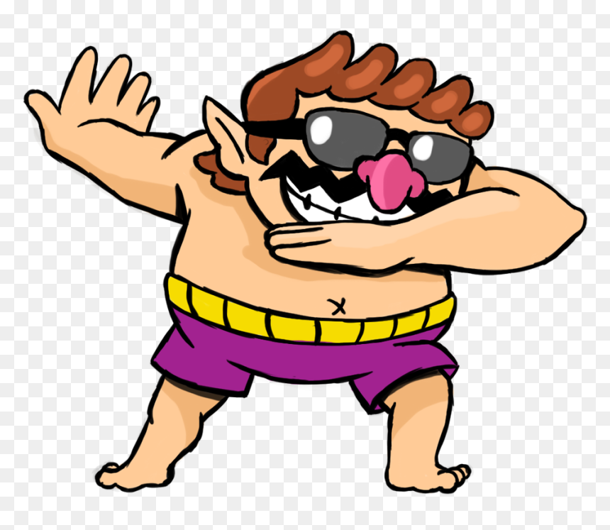 Thumb Image - Wario Dab, HD Png Download - dabbing png