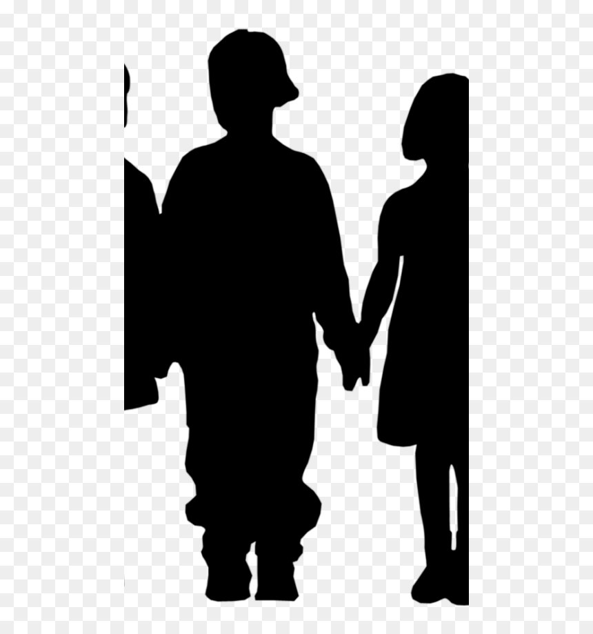 Silhouette Children Clipart , Png Download - क़ुतुब मीनार, Transparent Png - children silhouette png