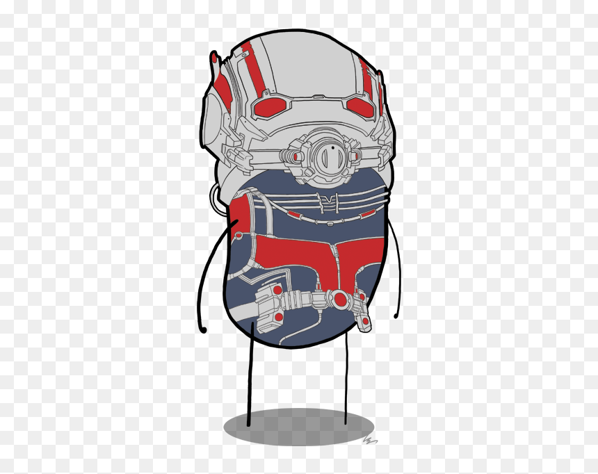 Quirky Cartoon Man Transparent, HD Png Download - ant man png