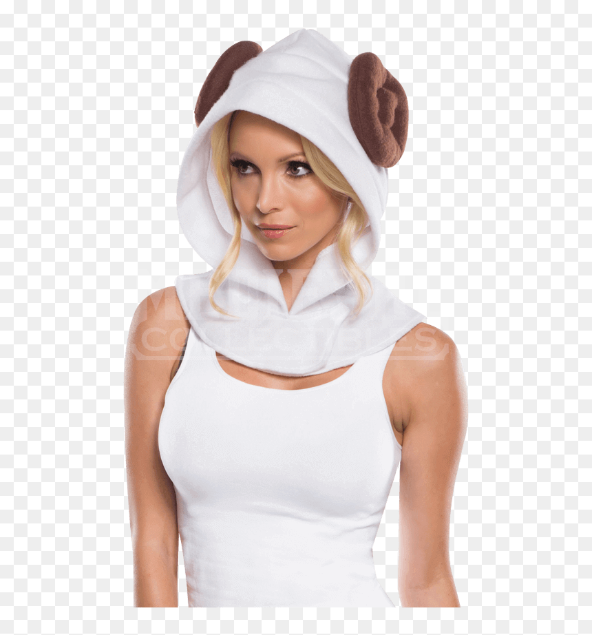 Star Wars Princess Leia Hood - Fazer Fantasia Do Stars Wars Em Casa, HD Png Download - princess leia png