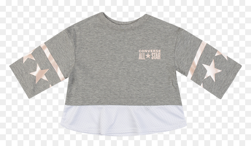 Long-sleeved T-shirt, HD Png Download - star silhouette png