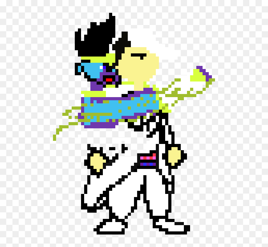 Jotaro Kujo Pixel Art, HD Png Download - jotaro kujo png