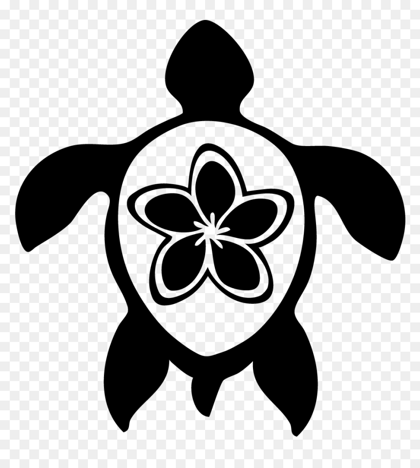 Green Sea Turtle Hawaii Clip Art - Plumeria Clip Art, HD Png Download - plumeria png
