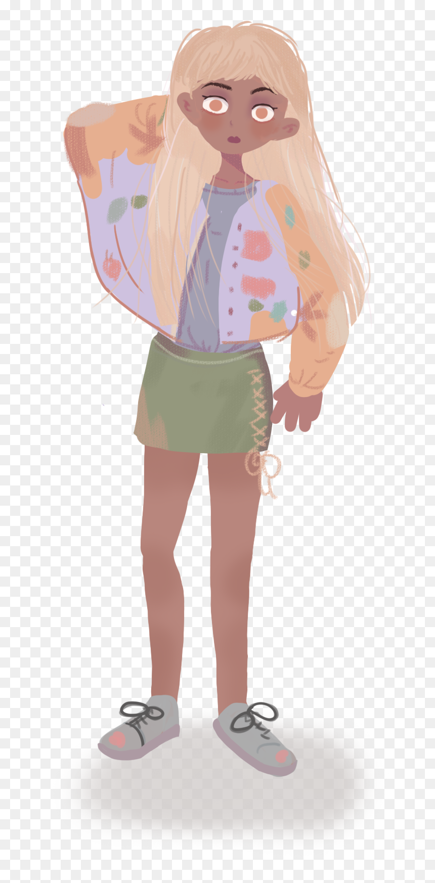 Negro Biblioteca Hip Hop Niña Png Y Psd - Illustration, Transparent Png - hip hop png
