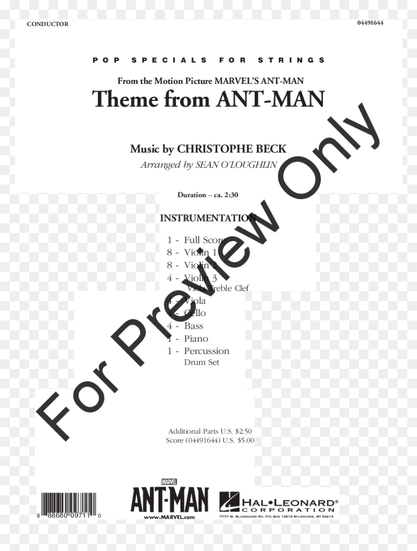 Transparent Ant Man Png - Partitura This Is Me, Png Download - ant man png