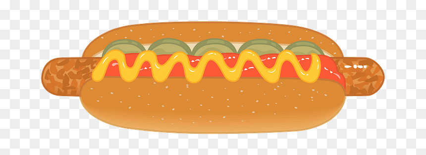 Hot Dog Fast Food Clipart - Chili Dog, HD Png Download - hot dogs png