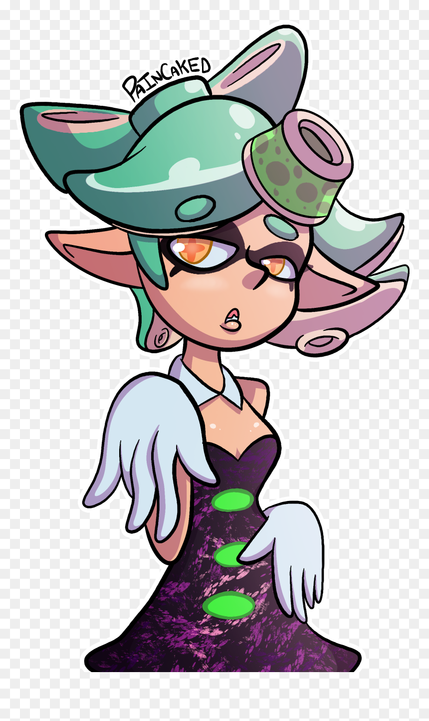 Splatoon Vertebrate Fictional Character Fashion Accessory - Cartoon, HD Png Download - jotaro hat png