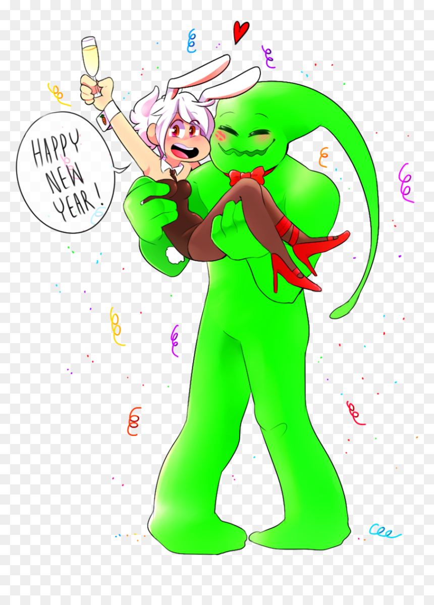 Happy New Year From Riven And Zac - Cartoon, HD Png Download - riven png