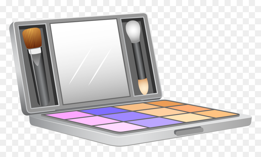 Cosmetics Clip Art Eyeshadow Palette Png Image - Eyeshadow Clipart, Transparent Png - eyeshadow png