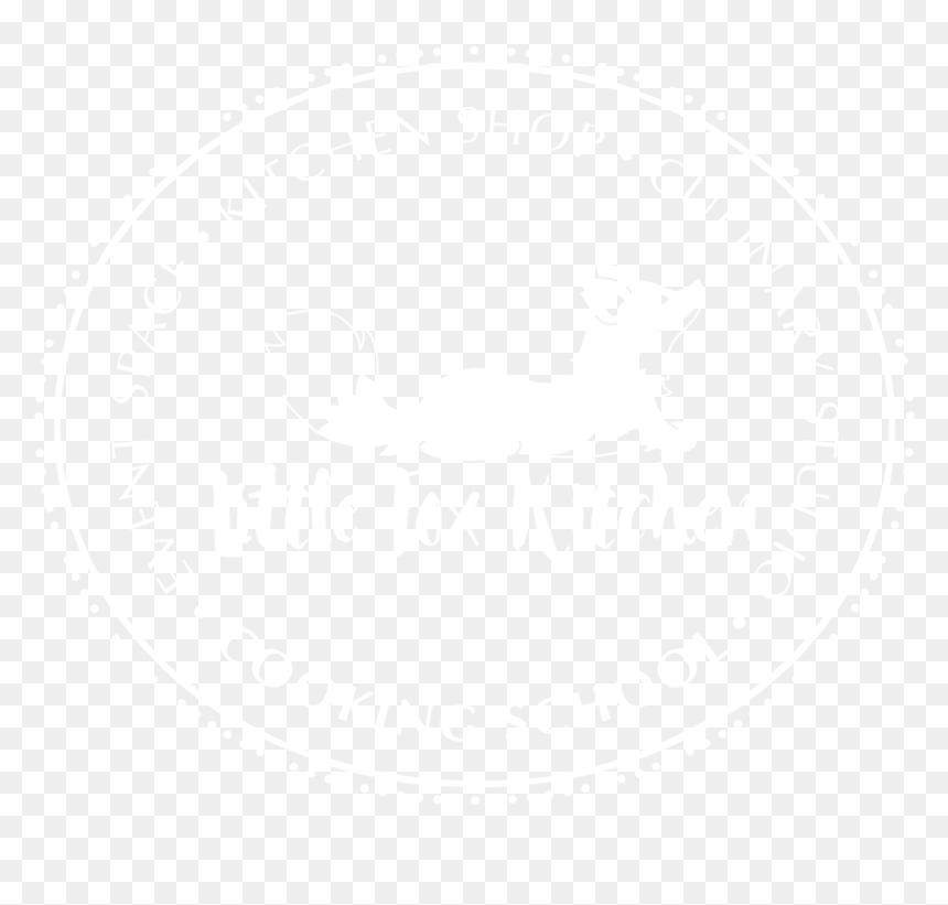 White Logo Little Fox Kitchen Seal Design Artboard - Johns Hopkins Logo White, HD Png Download - kitchen png