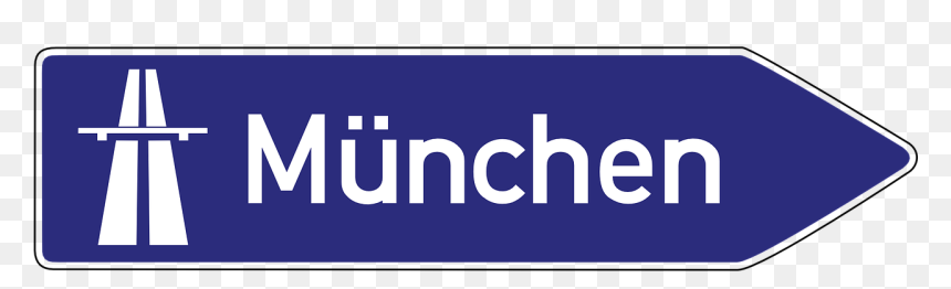 Autobahn, HD Png Download - highway sign png