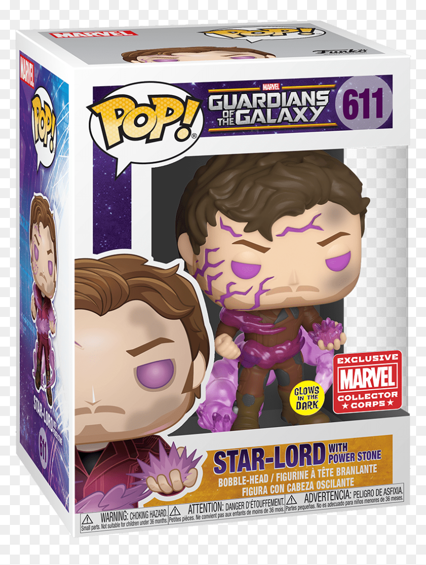 Star Lord Funko Pop Power Stone, HD Png Download - star lord png