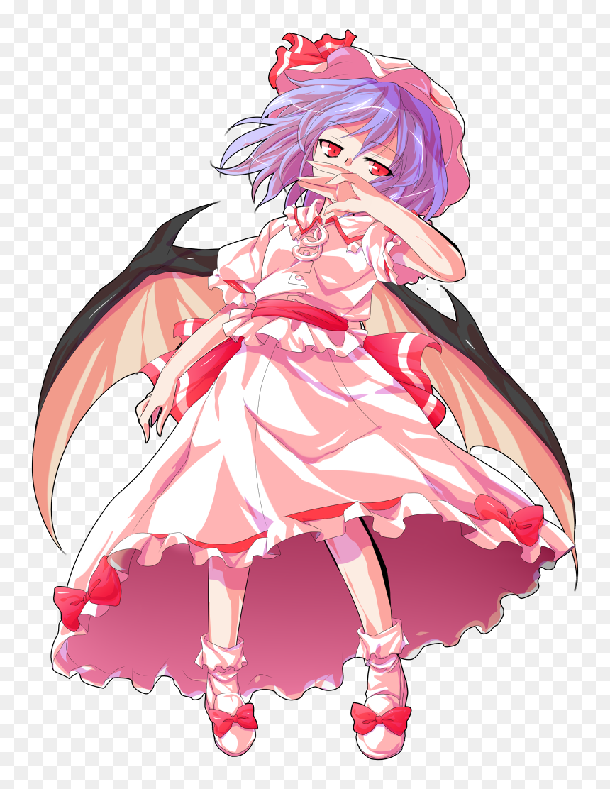 Remilia Ojou-sama Posing Or Dabbing By Dairi - Remilia Scarlet Render, HD Png Download - dabbing png