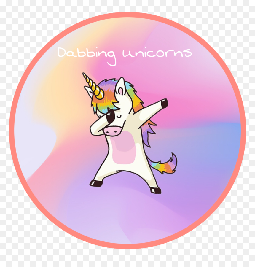 Transparent Careful Clipart - Unicorn Laptop Cases, HD Png Download - dabbing png
