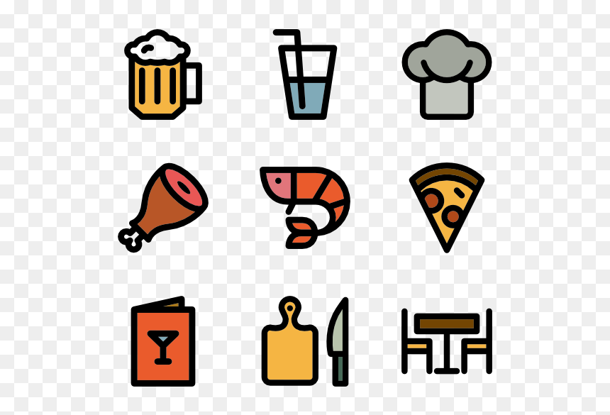 Kitchenware Vector Cooking - Kitchen Icon Png Color, Transparent Png - kitchen png