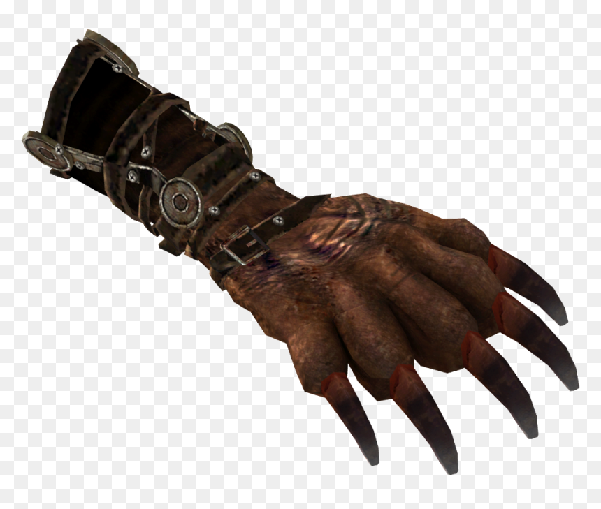 Thumb Image - Fallout New Vegas Yao Guai Gauntlet, HD Png Download - bear claw png