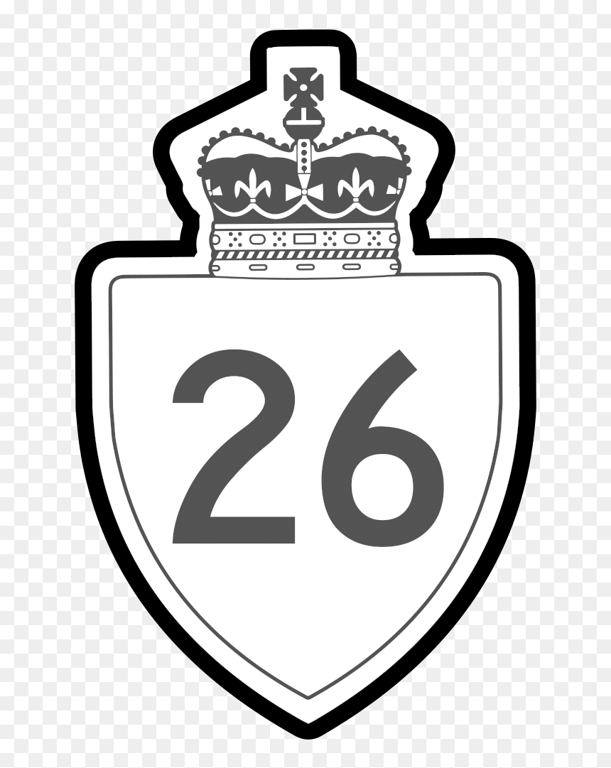 400 North Highway Ontario Symbol, HD Png Download - highway sign png