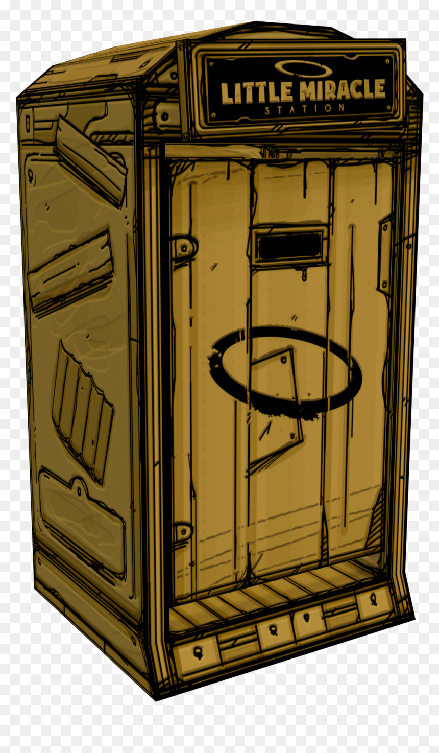 The Devil& - Bendy And The Ink Machine Little Miracle Station, HD Png Download - blank tombstone png