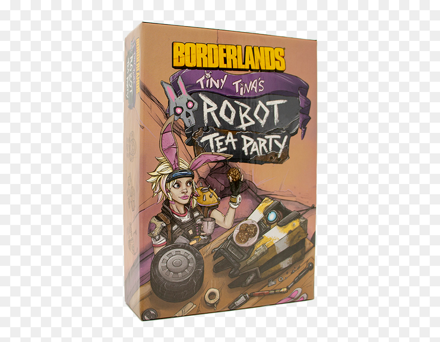 Tiny Tina"s Robot Tea Party - Borderlands Tiny Tina's Robot Tea Party, HD Png Download - borderlands png