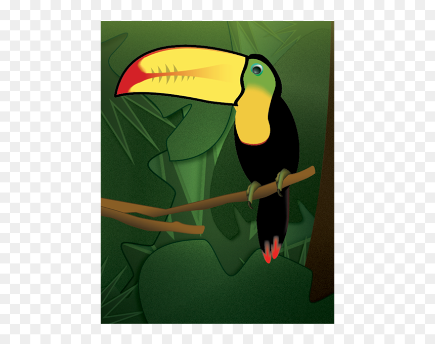 Toucan & Gradients Exercise Adobe Illustrator Illustration - Toucan, HD Png Download - toucan png