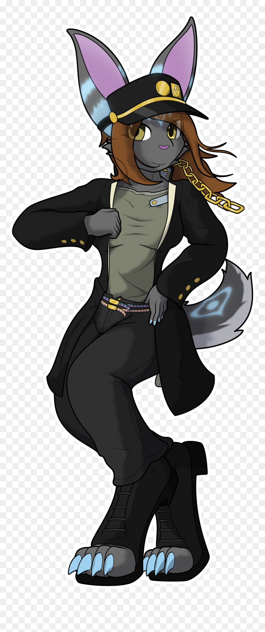 Cartoon, HD Png Download - jotaro hat png