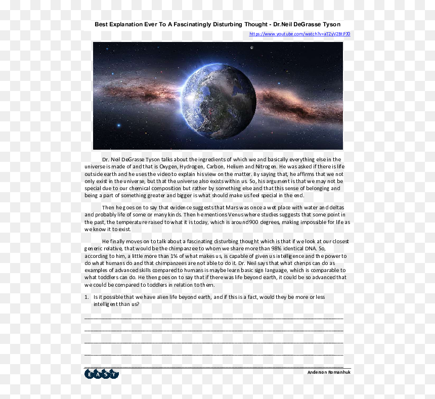 Earth, HD Png Download - neil degrasse tyson png
