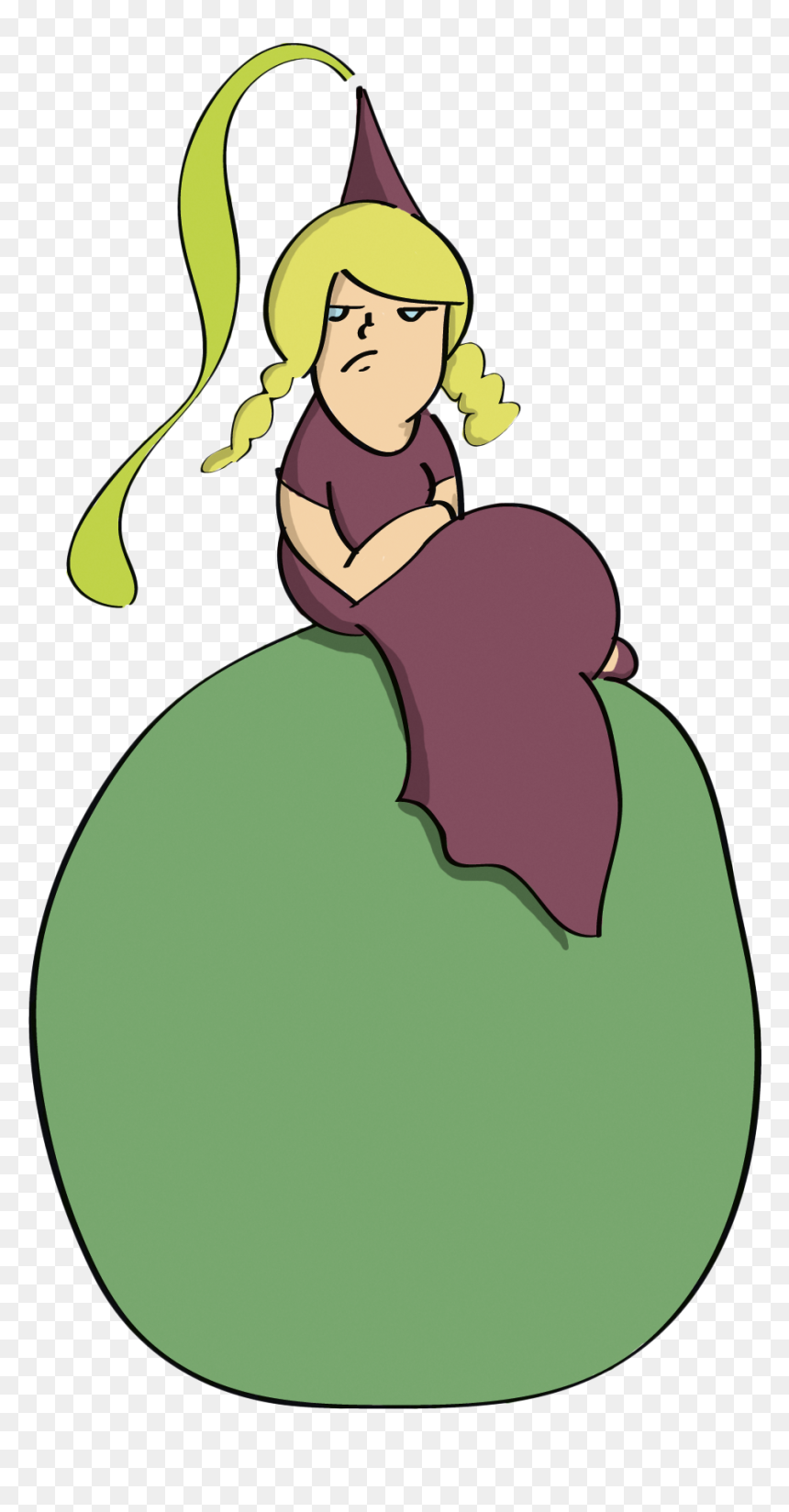Transparent Princess Leia Clipart - Cartoon Princess And The Pea, HD Png Download - princess leia png