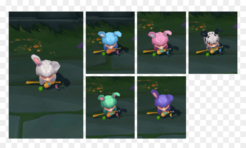 Cottontail Teemo Chroma, HD Png Download - teemo png