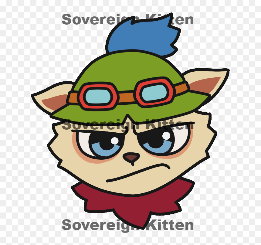 Głowa Kota Co Ja Pacze, HD Png Download - teemo png