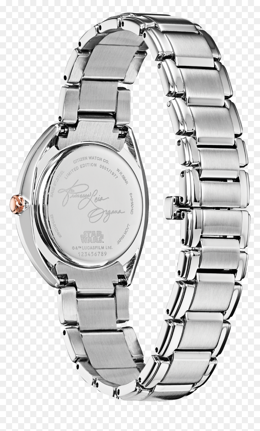Princess Leia Back View - Analog Watch, HD Png Download - princess leia png