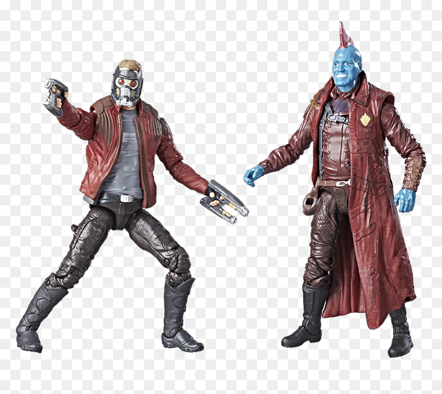 Marvel Legends 4 Inch Star Lord And Yondu Figures Two - Guardians Of The Galaxy Marvel Legends Helmet, HD Png Download - star lord png