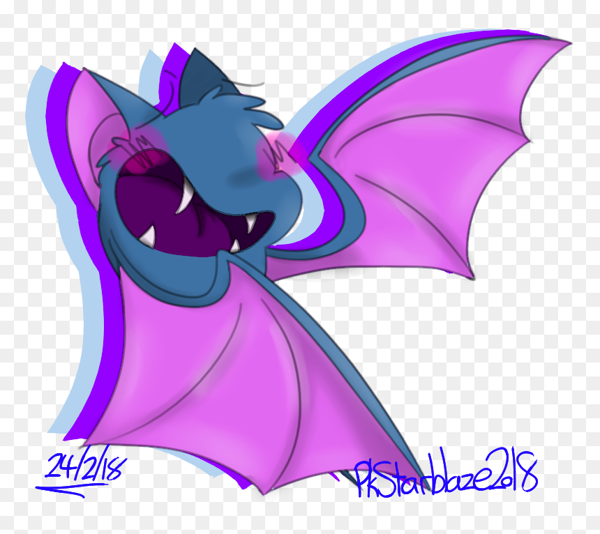 Tbh, I Dont Really Know Why I Drew A Zubat - Cartoon, HD Png Download - zubat png