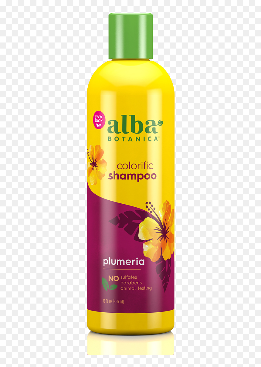 Colorific Shampoo - Alba Botanica Shampoo, HD Png Download - plumeria png
