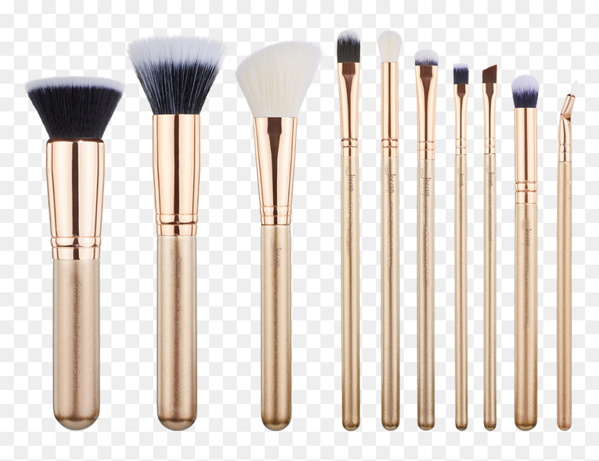 New 10pcs Best Makeup Brushes Set Jessup Eyeshadow - Makeup Brush, HD Png Download - eyeshadow png