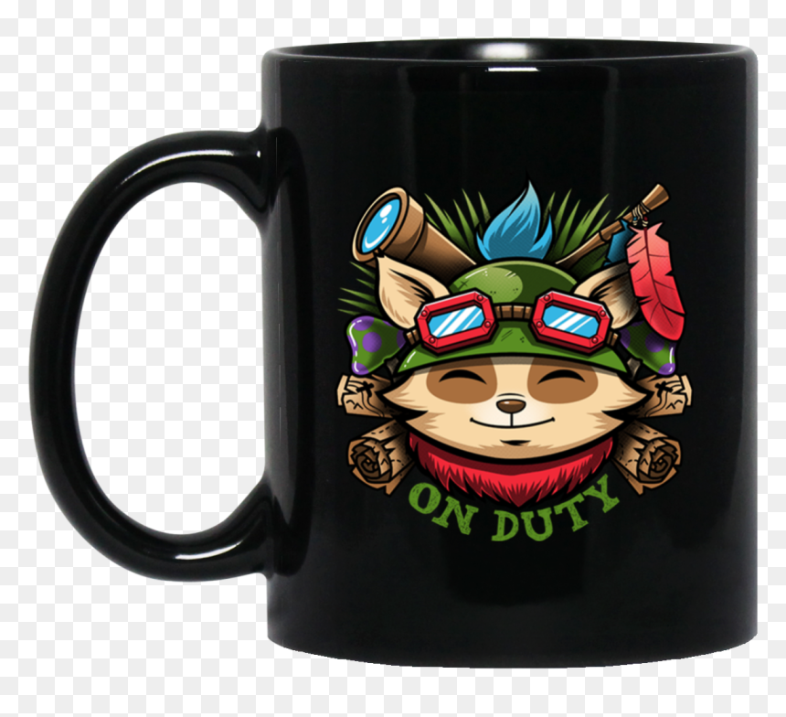 Teemo On Duty Lol Mug - Naruto Anti Village Symbols, HD Png Download - teemo png