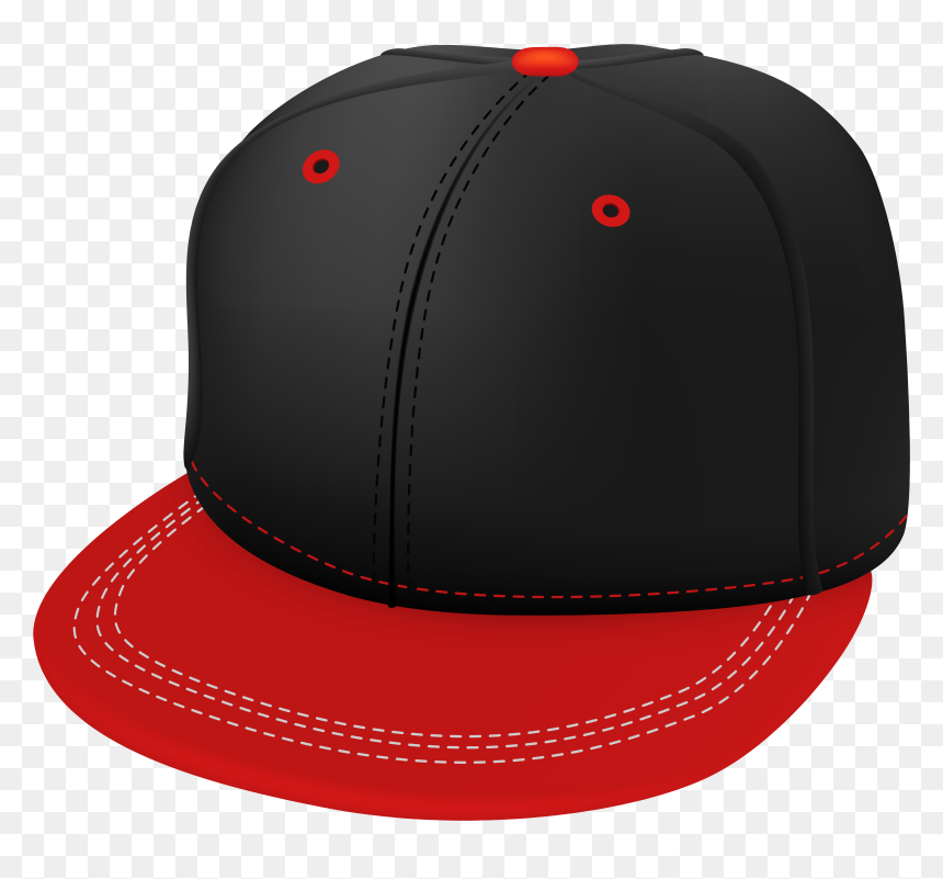 Red And Black Cap Png Clipart - Cap Png, Transparent Png - red hat png