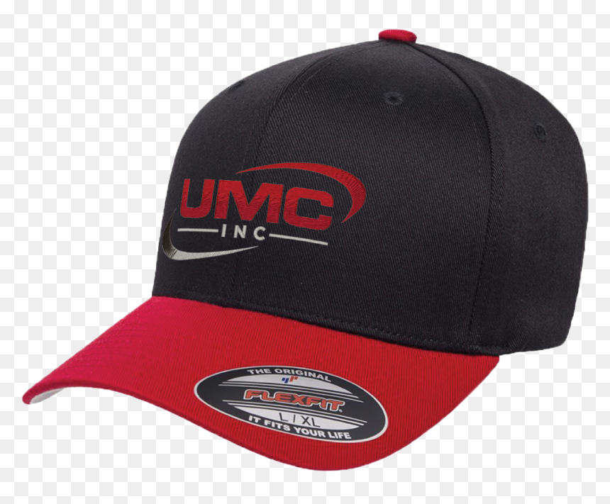 Flexfit Black/red Hat , Png Download - Baseball Cap, Transparent Png - red hat png