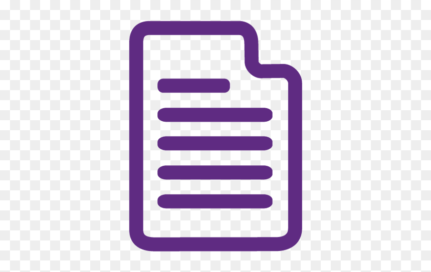 Document Icon Purple, HD Png Download - document icon png