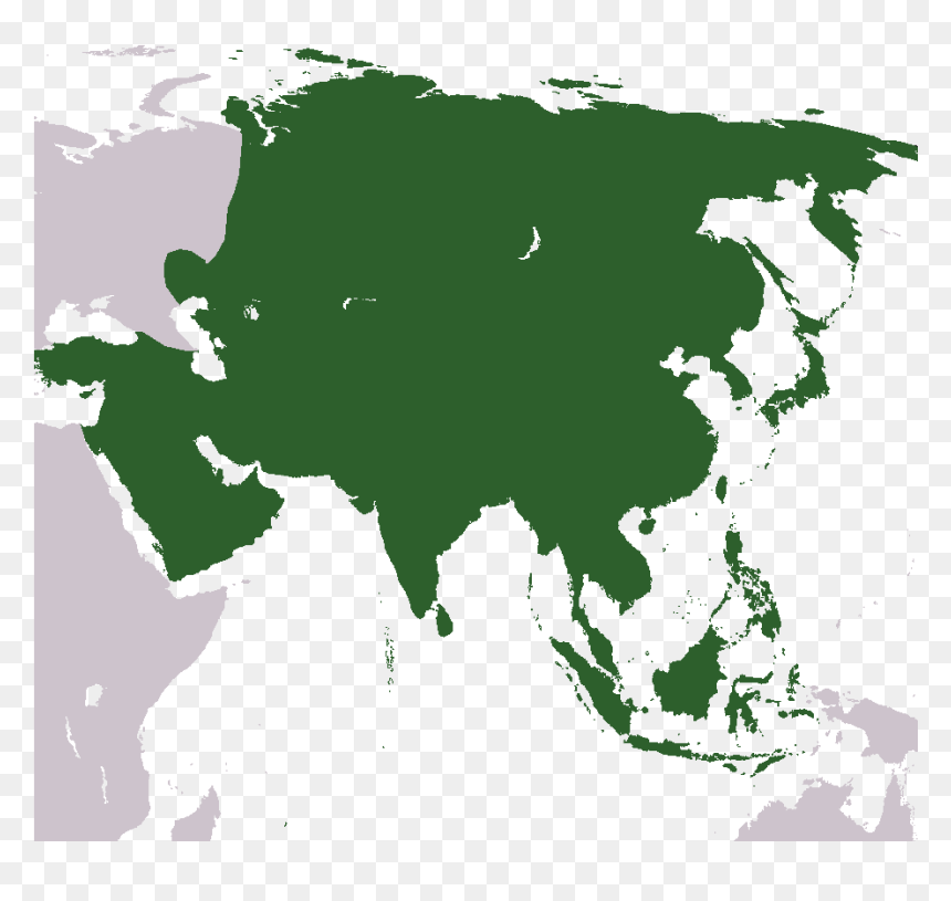 Asia Stub - Asia Continent Clipart, HD Png Download - asia png