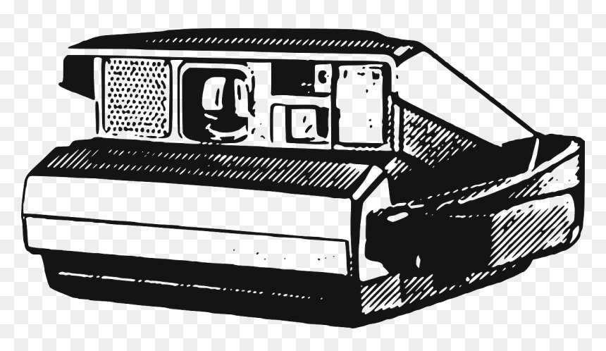 Cartoon Old Fashioned Camera, HD Png Download - polaroid camera png