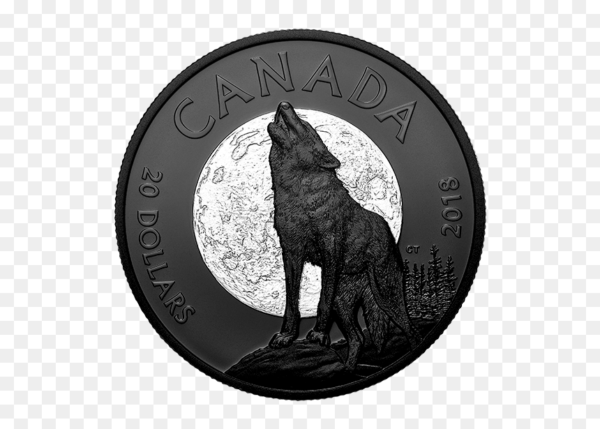 Coin, HD Png Download - wolf howling png