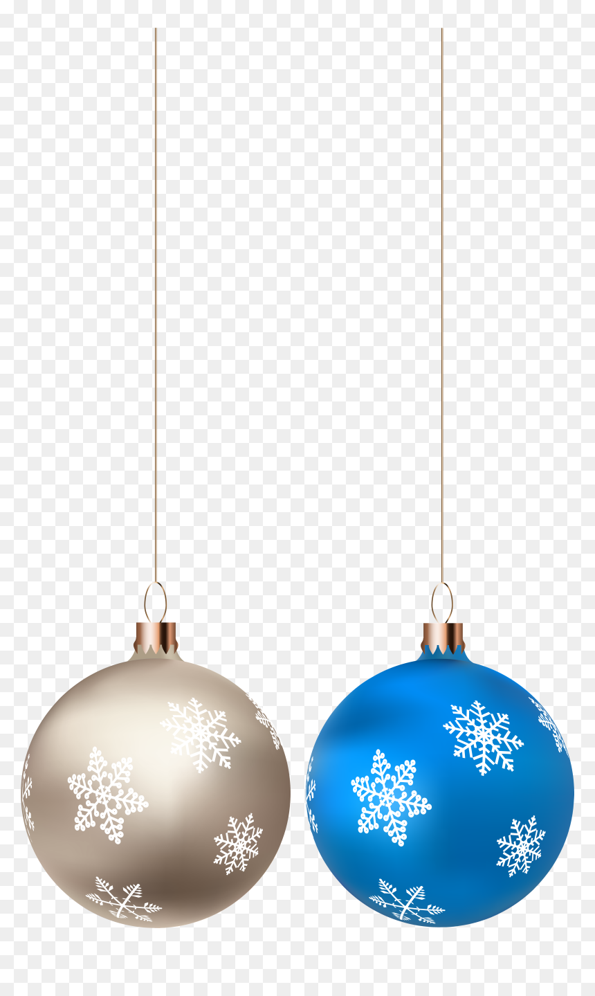 Christmas Hanging Png Clip - Transparent Christmas Hanging Balls Png, Png Download - hanging christmas ornaments png