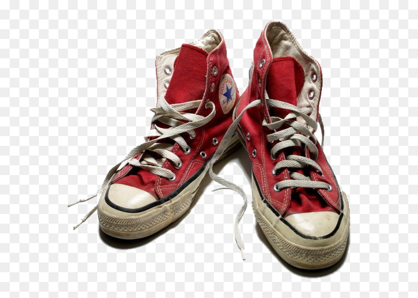 Old Sneakers Aesthetic, HD Png Download - converse png