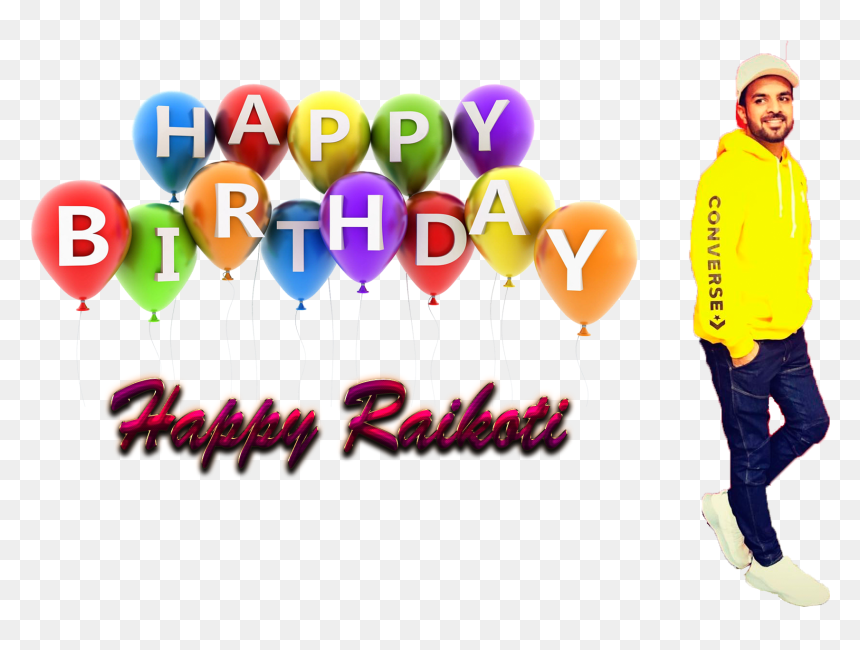Happy Raikoti Png Background - Balloon, Transparent Png - converse png