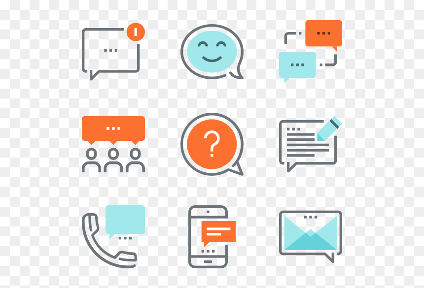 Message Bubble Png - Icon Vector Bubble Chat Png, Transparent Png - message bubble png