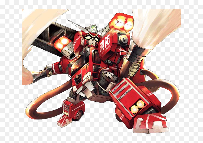 Mecha, HD Png Download - firetruck png