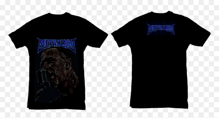 T-shirt, HD Png Download - metallica png