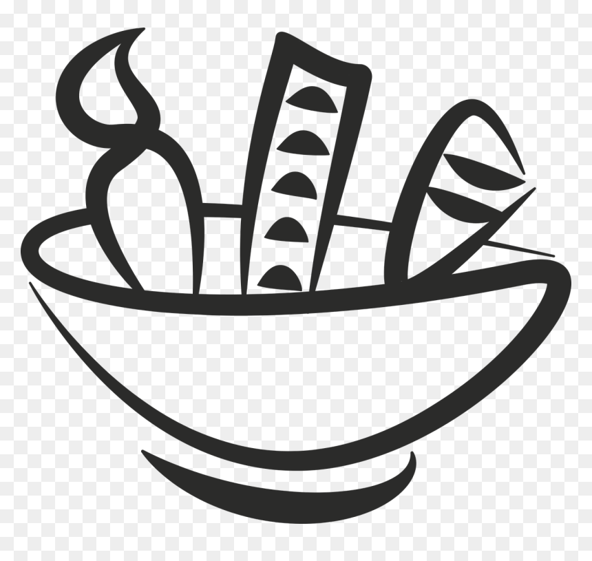 Transparent Bowls Clipart - รูป วาด ชาม, HD Png Download - cereal bowl png